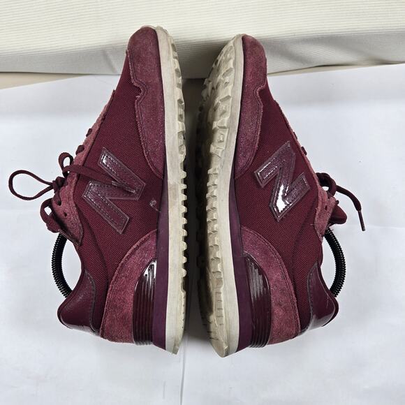 New Balance 515 Low Top Trainers In Deep Wine Suede Shoes‎ Women's Size 11 - Picture 8 of 10